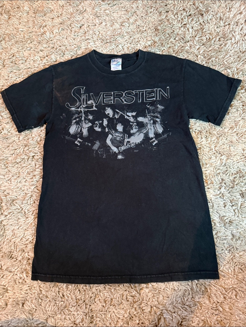 Silverstein Post-Hardcore Band Graphic T-Shirt Black Men's Small